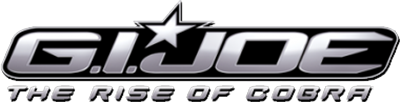 G.I. Joe: The Rise of Cobra title screen for Nintendo DS